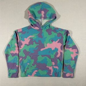 Tek Gear Girls’ Multi Color Camouflage Hoodie size L 10/12